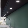 Beslag Design LED-paneelvalgusti Stella Flat Palmett Lukud