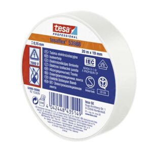 tesa® Professional 53988 tesaflex Electrical Insulating Tape, valge - Palmett lukud