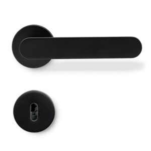 Beslag Design ukselink Vibe Plain - Must, Euroopa standard