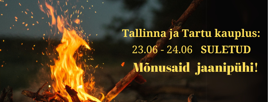 Tallinna ja Tartu Palmett Lukud kauplus on 23-24. juuni suletud