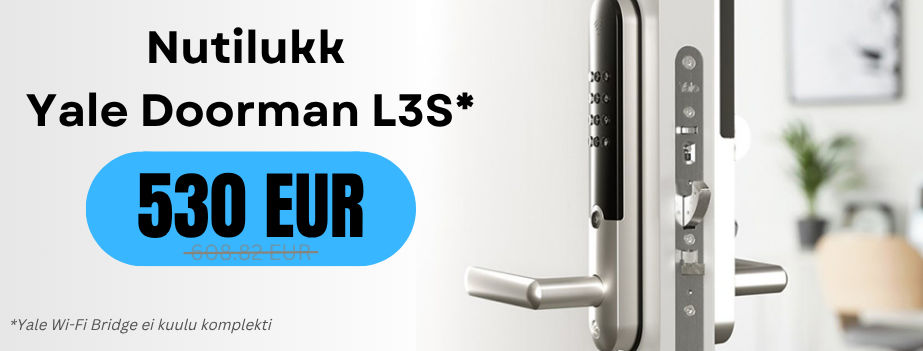 Yale Doorman soodushinnaga vaid 530 eurot Palmett Lukud