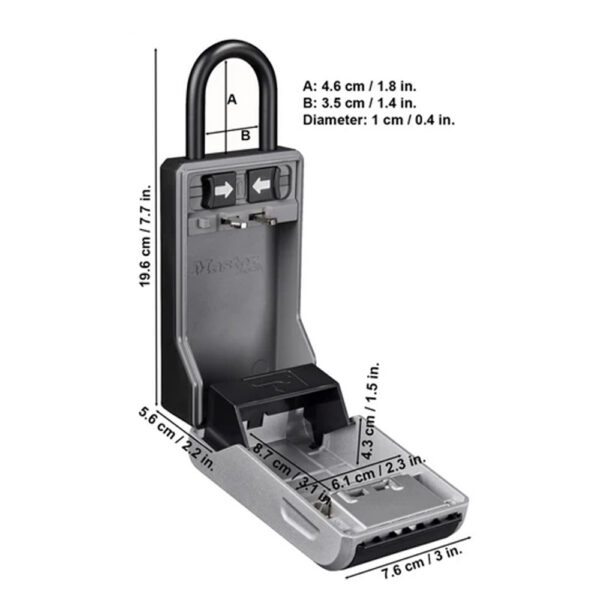 Master Lock 5480 tabalukk-võtmekarp Palmett Lukud