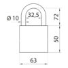 Yale tabalukk Y111B/60/172/1 Palmett Lukud
