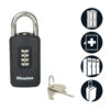 Master Lock koodiga tabalukk 656 Palmett Lukud