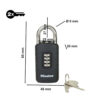 Master Lock koodiga tabalukk 656 Palmett Lukud