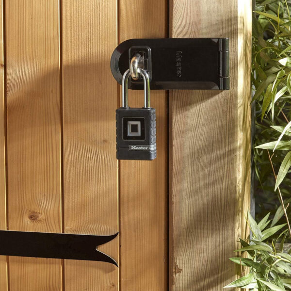 Master Lock sõrmejäljelugejaga tabalukk 4901 Palmett Lukud