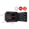 Master Lock tule-ja veekindel seif FPW082FTCML Palmett Lukud