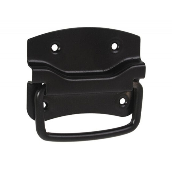 Must tõmbesang luugile või uksele 85x68 mm Palmett Lukud