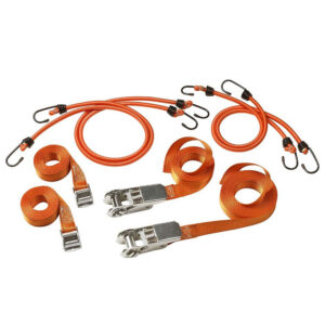 Master Lock FastLink komplekt kummipaelte ja koormarihmadega kolimiseks, oranž, 4 kummipaela + 2 koormarihma + 2 põrkmehhanismiga koormarihma Palmett Lukud