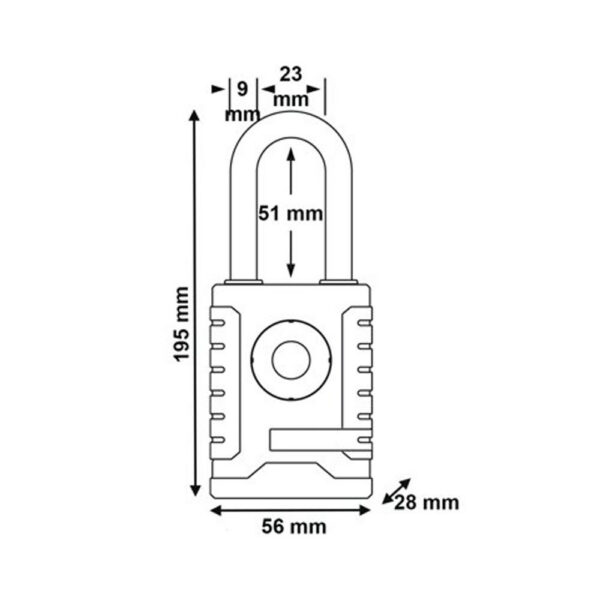 Master Lock 4401LHEC Bluetooth tabaluku joonis Palmett Lukud