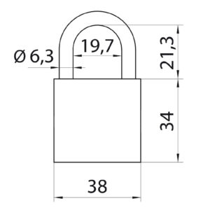 Yale tabalukk Y111S/38/121/1 Palmett Lukud