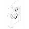 Abloy LC960, liugukse lukukorpus, iselukustuv Palmett Lukud